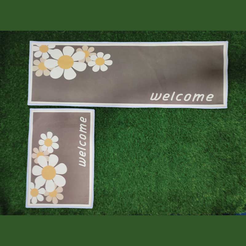 Carpet Set Kitchen Rugs Decoration (2 pcs Set new) Code: 1523