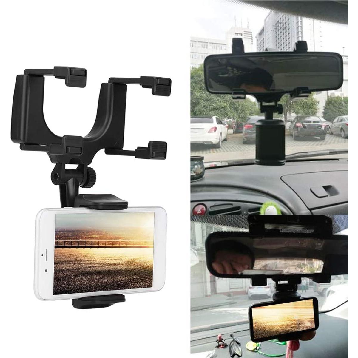 Car Rearview Mirror Mount Stand Holder for Mobile